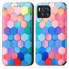 For T-Mobile REVVL 7 Pro 5G CaseNeo Colorful Magnetic Leather Phone Case(Colorful Cube) - 2