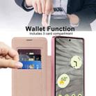 For Google Pixel 7a Shield Magsafe RFID Anti-theft Rhombus Leather Phone Case(Pink) - 3