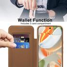 For Google Pixel 10 Pro XL Shield Magsafe RFID Anti-theft Rhombus Leather Phone Case(Brown) - 3