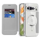 For Google Pixel 10 Pro XL Shield Magsafe RFID Anti-theft Rhombus Leather Phone Case(Grey) - 2