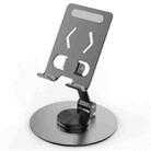 YY-027 360 Degree Rotation Foldable Desktop Phone Tablet Holder(Grey) - 1