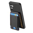 For Samsung Galaxy A55 5G Carbon Fiber Vertical Flip Wallet Stand Phone Case(Black) - 3