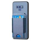 For Samsung Galaxy S10e Carbon Fiber Vertical Flip Wallet Stand Phone Case(Blue) - 2