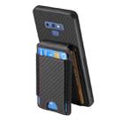 For Samsung Galaxy S8+ Carbon Fiber Vertical Flip Wallet Stand Phone Case(Black) - 3