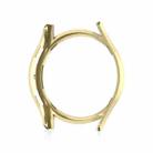 For Samsung Galaxy Watch 7 40mm Single Diamond Hollow PC Watch Protective Case(Gold) - 3