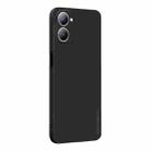 For vivo Y03 / Y18 PINWUYO Sense Series Liquid Silicone TPU Phone Case(Black) - 1