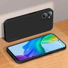 For vivo Y03 / Y18 PINWUYO Sense Series Liquid Silicone TPU Phone Case(Black) - 3