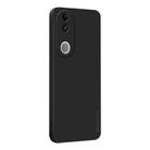 For vivo V50 PINWUYO Sense Series Liquid Silicone TPU Phone Case(Black) - 1