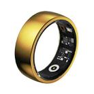 R09M SIZE 18 Smart Ring, Support Health Monitoring / Care For Families(Gold) - 1