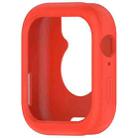 For Huawei Watch Fit3 Solid Color Silicone Watch Protective Case(Red) - 2