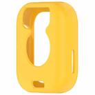 For Huawei Watch Fit3 Solid Color Silicone Watch Protective Case(Yellow) - 3