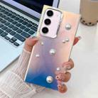 For Samsung Galaxy S23+ 5G Electroplating Pearl Laser Texture TPU Phone Case(Running Water) - 1