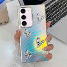 For Samsung Galaxy S23+ 5G Electroplating 4-Heart Laser Texture TPU Phone Case(Water Ripples) - 1