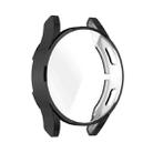 For Samsung Galaxy Watch FE 40mm Full Coverage TPU Electroplated Watch Protective Case(Black) - 2