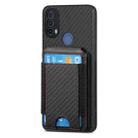 For Motorola Moto G Stylus 5G 2024 Carbon Fiber Vertical Flip Wallet Stand Phone Case(Black) - 2