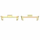 For vivo Watch GT 22mm 1 Pair Metal Watch Band Connector(Gold) - 1