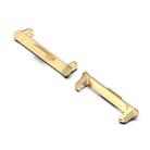 For vivo Watch GT 22mm 1 Pair Metal Watch Band Connector(Gold) - 2