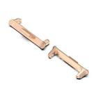 For vivo Watch GT 22mm 1 Pair Metal Watch Band Connector(Rose Gold) - 2