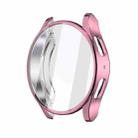 For Samsung Galaxy Watch 7 40mm Full Coverage TPU Electroplated Watch Protective Case(Pink) - 1