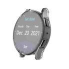 For Samsung Galaxy Watch 7 44mm Full Coverage TPU Electroplated Watch Protective Case(Transparent) - 2