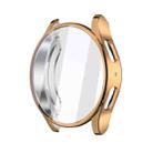 For Samsung Galaxy Watch 7 44mm Full Coverage TPU Electroplated Watch Protective Case(Rose Gold) - 1