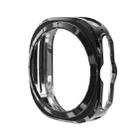 For Samsung Galaxy Watch Ultra 47mm Hollow Out TPU Electroplated Watch Protective Case(Black) - 1