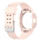 For Samsung Galaxy Watch FE 40mm Armored TPU Integrated Watch Band(Pink) - 3