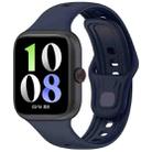 For vivo Watch GT Silicone Watch Band(Dark Blue) - 1