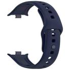 For vivo Watch GT Silicone Watch Band(Dark Blue) - 3