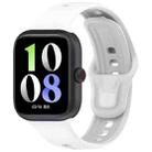 For vivo Watch GT Silicone Watch Band(White) - 1