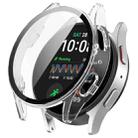 For Samsung Galaxy Watch 7 40mm PC+Tempered Film Integrated Waterproof Watch Protective Case(Transparent) - 1