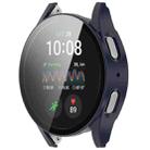 For Samsung Galaxy Watch 7 44mm PC+Tempered Film Integrated Waterproof Watch Protective Case(Dark Blue) - 2