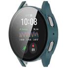 For Samsung Galaxy Watch 7 44mm PC+Tempered Film Integrated Waterproof Watch Protective Case(Pine Green) - 2