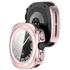 For Samsung Galaxy Watch 7 Ultra 47mm PC+Tempered Film Integrated Waterproof Watch Protective Case(Rose Gold) - 3