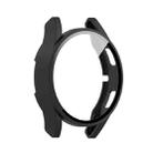 For Samsung Galaxy Watch FE 40mm PC + Tempered Glass Film Integrated Watch Protective Case(Black) - 2