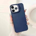 For iPhone 11 Pro Lens Frame Holder Shockproof Phone Case(Blue) - 1