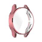 For Samsung Galaxy Watch FE 40mm Full Coverage TPU Electroplated Watch Protective Case(Pink) - 2