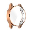 For Samsung Galaxy Watch FE 40mm Full Coverage TPU Electroplated Watch Protective Case(Rose Gold) - 2