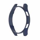 For Samsung Galaxy Watch FE 40mm Half Pack Hollow PC Watch Protective Case(Midnight Blue) - 1