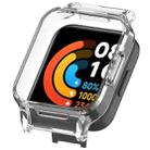 For Redmi Watch 4 Half Pack PC Watch Protective Case(Transparent) - 1