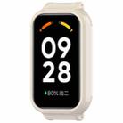 For Redmi Band 2 Half Pack PC Watch Protective Case(Creamy White) - 1