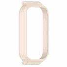 For Redmi Band 2 Half Pack PC Watch Protective Case(Creamy White) - 2