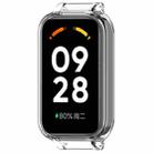 For Redmi Band 2 Half Pack PC Watch Protective Case(Transparent White) - 1