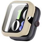 For vivo Watch GT PC + Tempered Glass Film Integrated Watch Protective Case(Ivory White) - 1