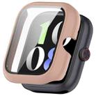 For vivo Watch GT PC + Tempered Glass Film Integrated Watch Protective Case(Pink) - 1