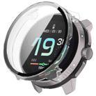 For Suunto Race PC + Tempered Glass Film Integrated Watch Protective Case(Transparent White) - 1