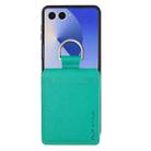 For Samsung Galaxy Z Flip7 5G Litchi Texture Leather Ring Wallet Phone Case(Green) - 2