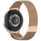 For Samsung Galaxy Watch  7 40 / 44mm Milan Magnetic Quick Release Stainless Steel Watch Band(Rose Gold) - 2