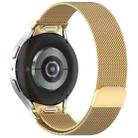 For Samsung Galaxy Watch  7 40 / 44mm Milan Magnetic Quick Release Stainless Steel Watch Band(Gold) - 2