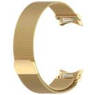 For Samsung Galaxy Watch  7 40 / 44mm Milan Magnetic Quick Release Stainless Steel Watch Band(Gold) - 3